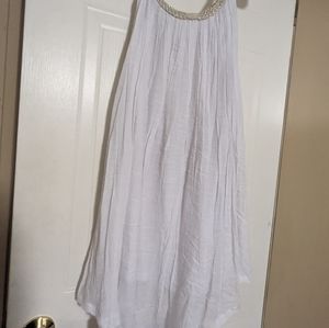 White dress size L